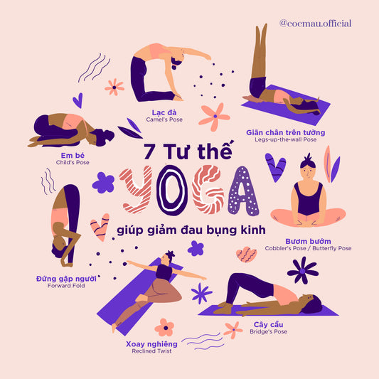 7 tư thế yoga giúp giảm đau bụng kinh