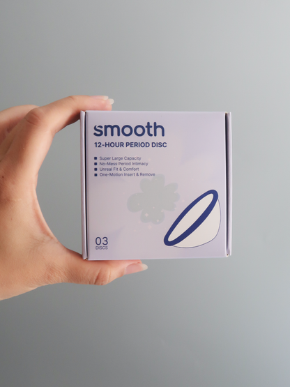 Smooth® 12-Hour Period Disc | Single-Use, Biodegradable